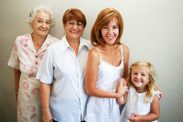 Четыре поколения женщин