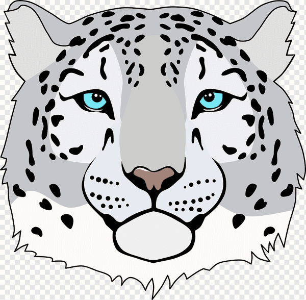 Снежный Барс Ирбис вектор