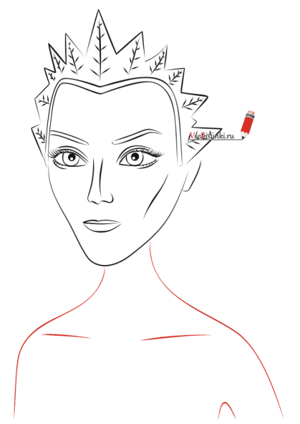 Снежная Королева рисунок