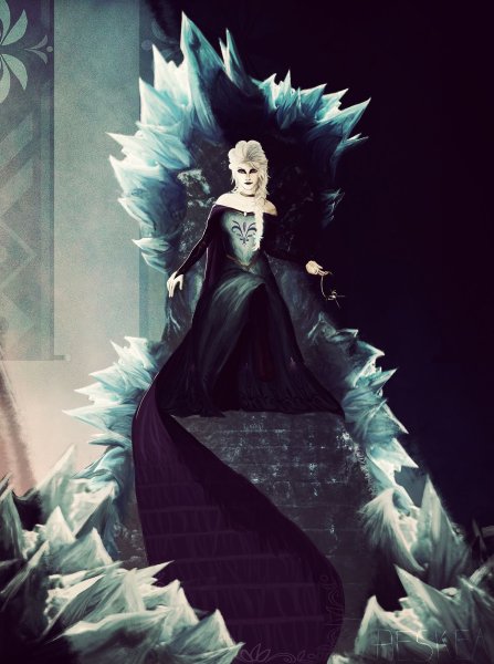 Снежная Королева на троне