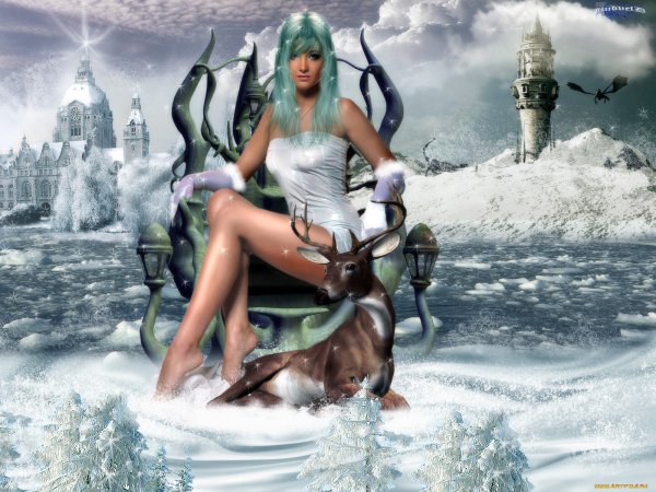 Снежная Королева на троне