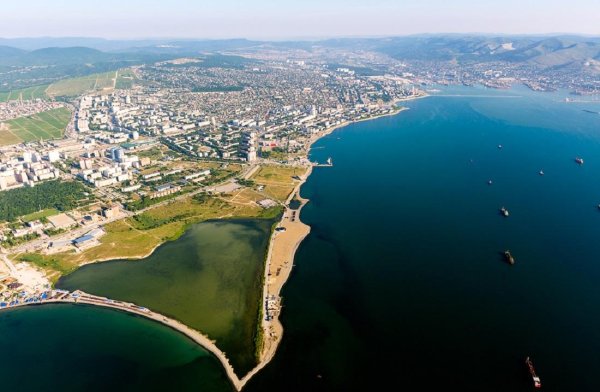 Пляж Суджукская коса Новороссийск