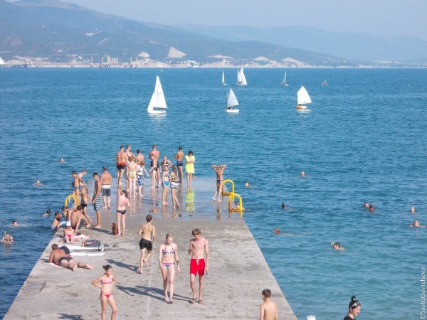 Новороссийск море пляж