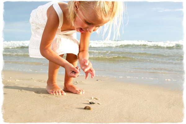 Дети на море