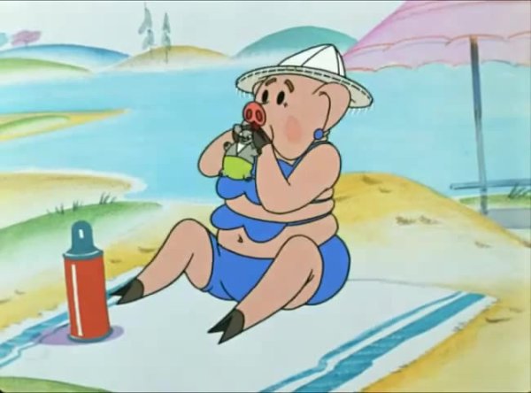 Ну погоди мультфильм свинья