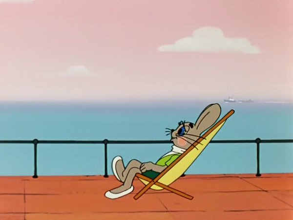 Ну погоди заяц на пляже