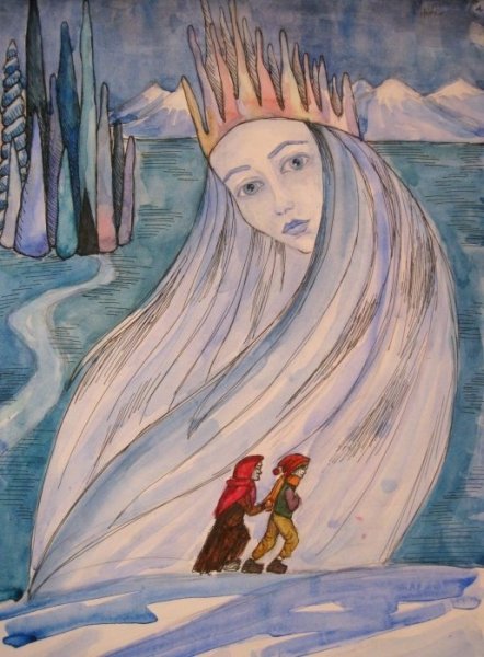 Снежная Королева рисунок
