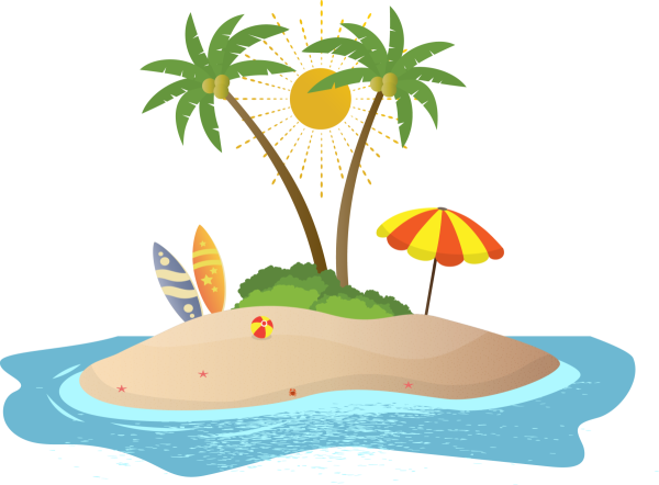 Нарисовать остров