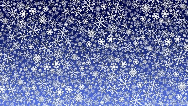 Фон снежинки