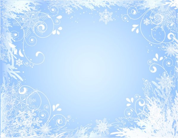 Зимний фон для презентации