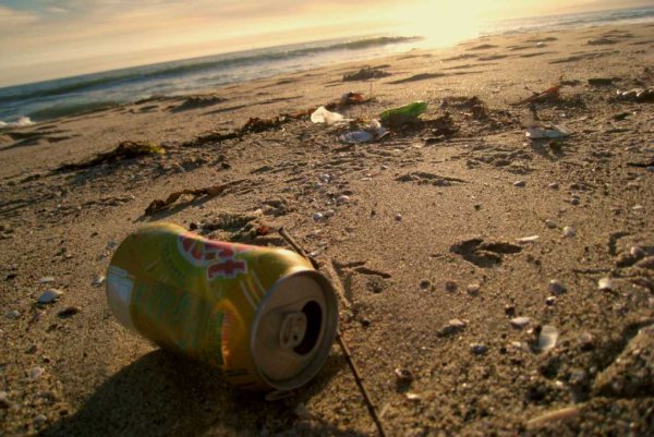 Загрязненные пляжи