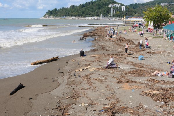 Геленджик море грязь