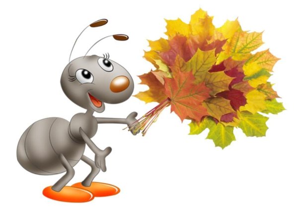 Муравьишка на листике