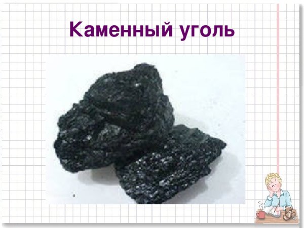 Полезные ископаемые каменный уголь 4 класс