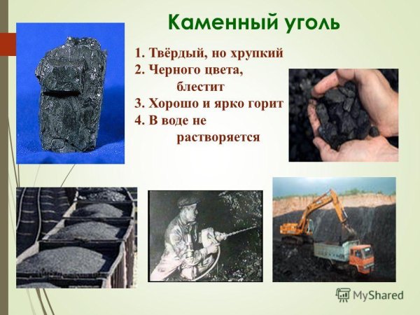 Полезные ископаемые уголь