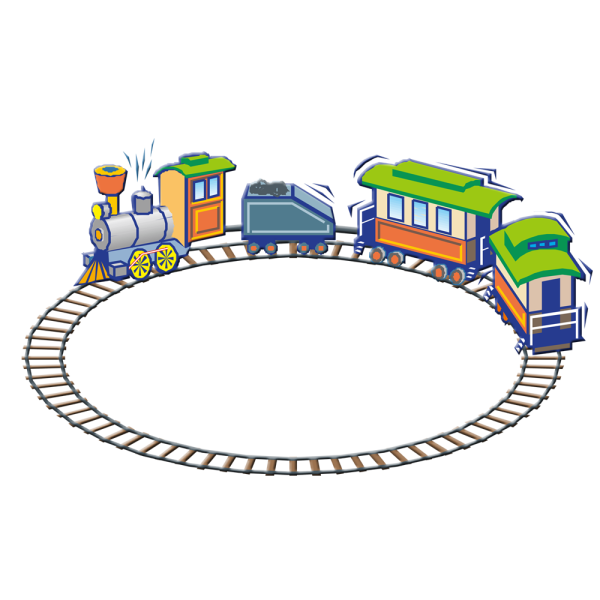 Железная дорога, мультяшная