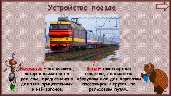 Устройство поезда