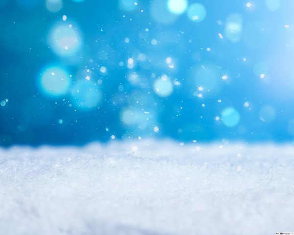 Снег фон