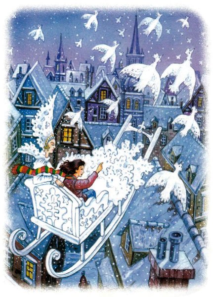 Ирина Петелина иллюстрации к снежной Королеве