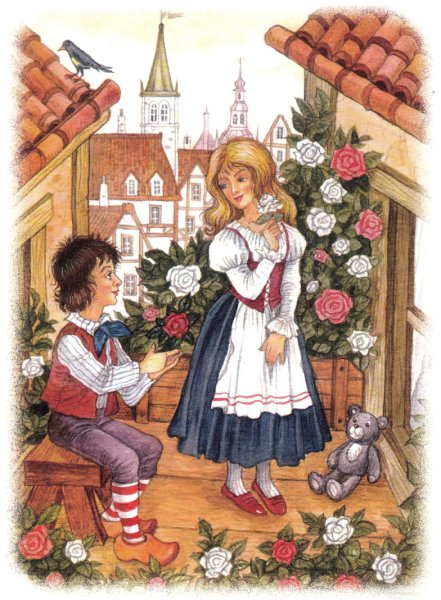 Иллюстрации к сказке Снежная Королева Андерсена