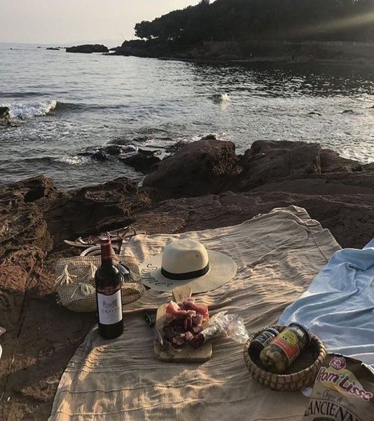 Пикник на берегу моря