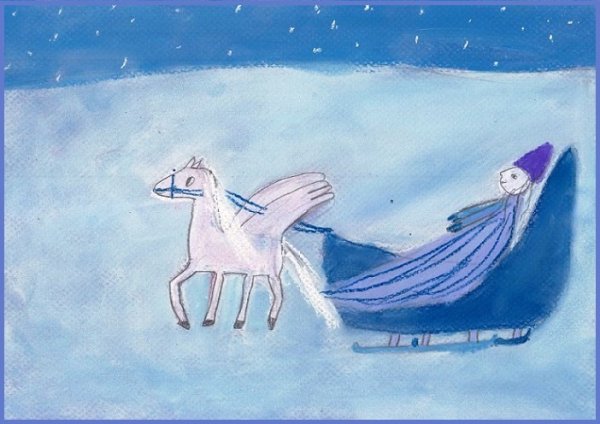 Рисование сказки Андерсена Снежная Королева