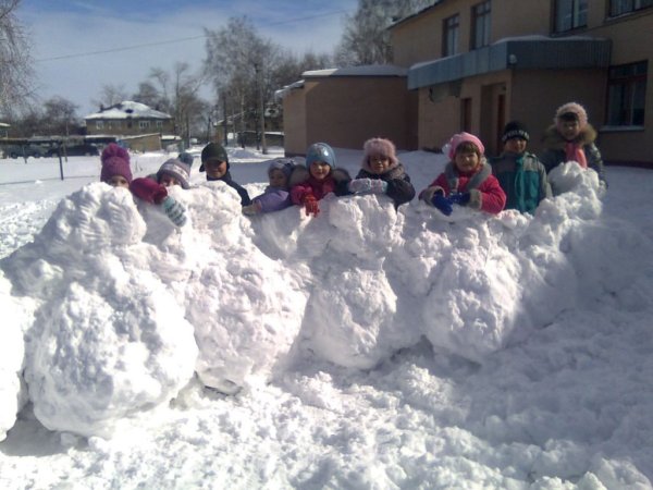 Снежки крепость
