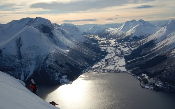 Горы Долина зима