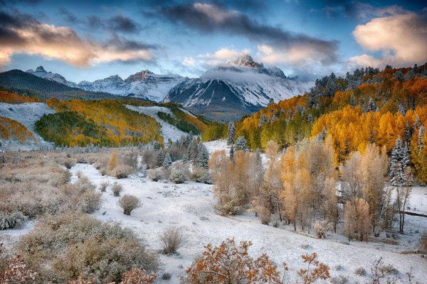 Предгорье Алтая осенью