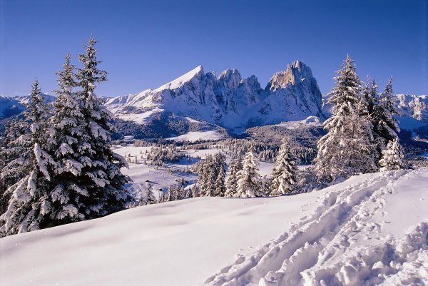Зима в Валь Гардене Италия