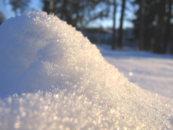 Блестящий снег
