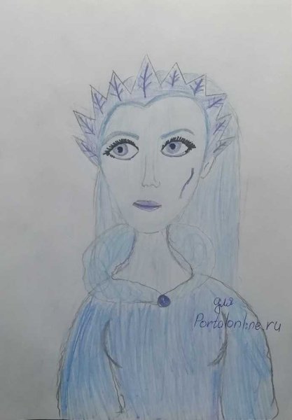 Снежная Королева рисунок