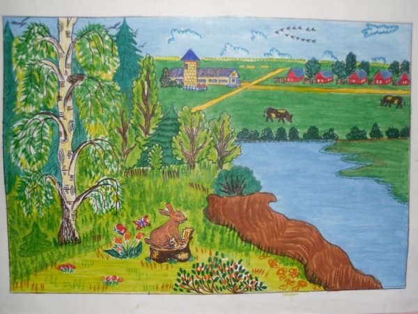 Детские рисунки природы