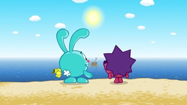 Смешарики море