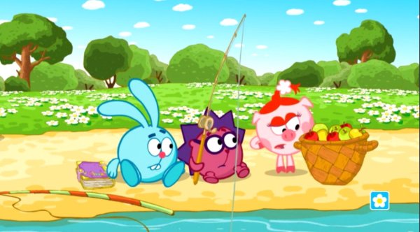 Нюша Крош и Ежик