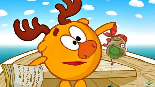 Смешарики долгая рыбалка Копатыч