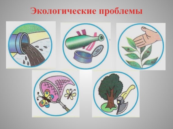 Символы экологических проблем