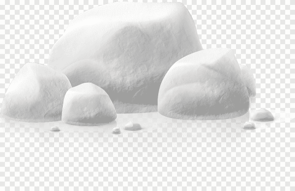 Сугроб на белом фоне