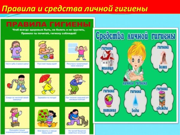 Памятка о гигиене
