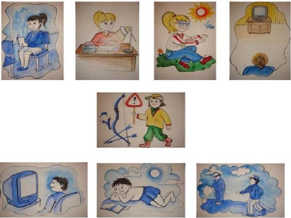 Береги глаза для дошкольников