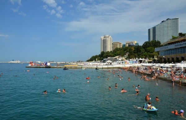 Центральный пляж Сочи