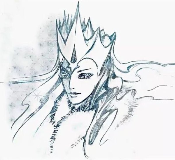 Снежная королева рисунок карандашом поэтапно легко (42 фото)