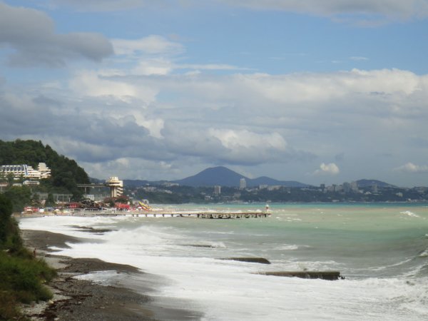 Дагомыс море пляж