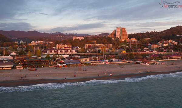 Дагомыс со стороны моря