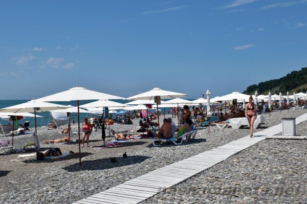 Дагомыс пляж набережная 2022