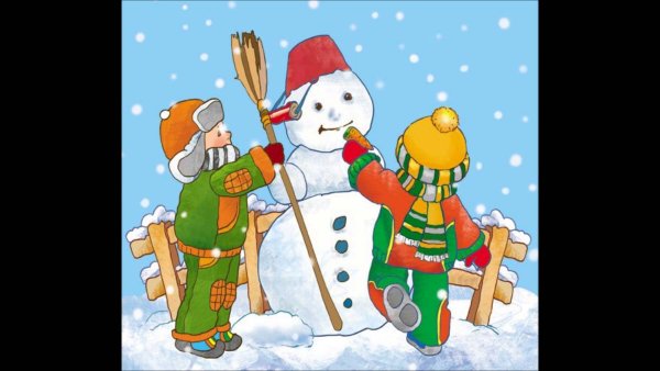 Мы будем строить снежную бабу