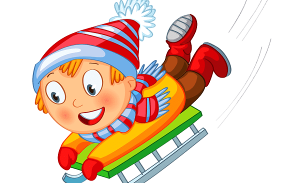 Мальчик на санках