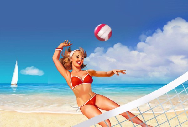 Американский 1940 пин-ап