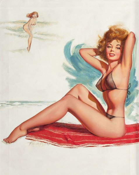 Художник Gil Elvgren (1914-1980).