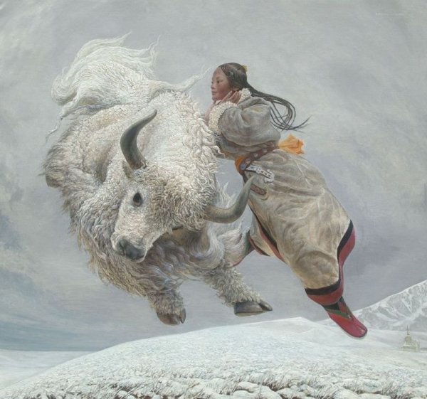 Китайский художник Тибет